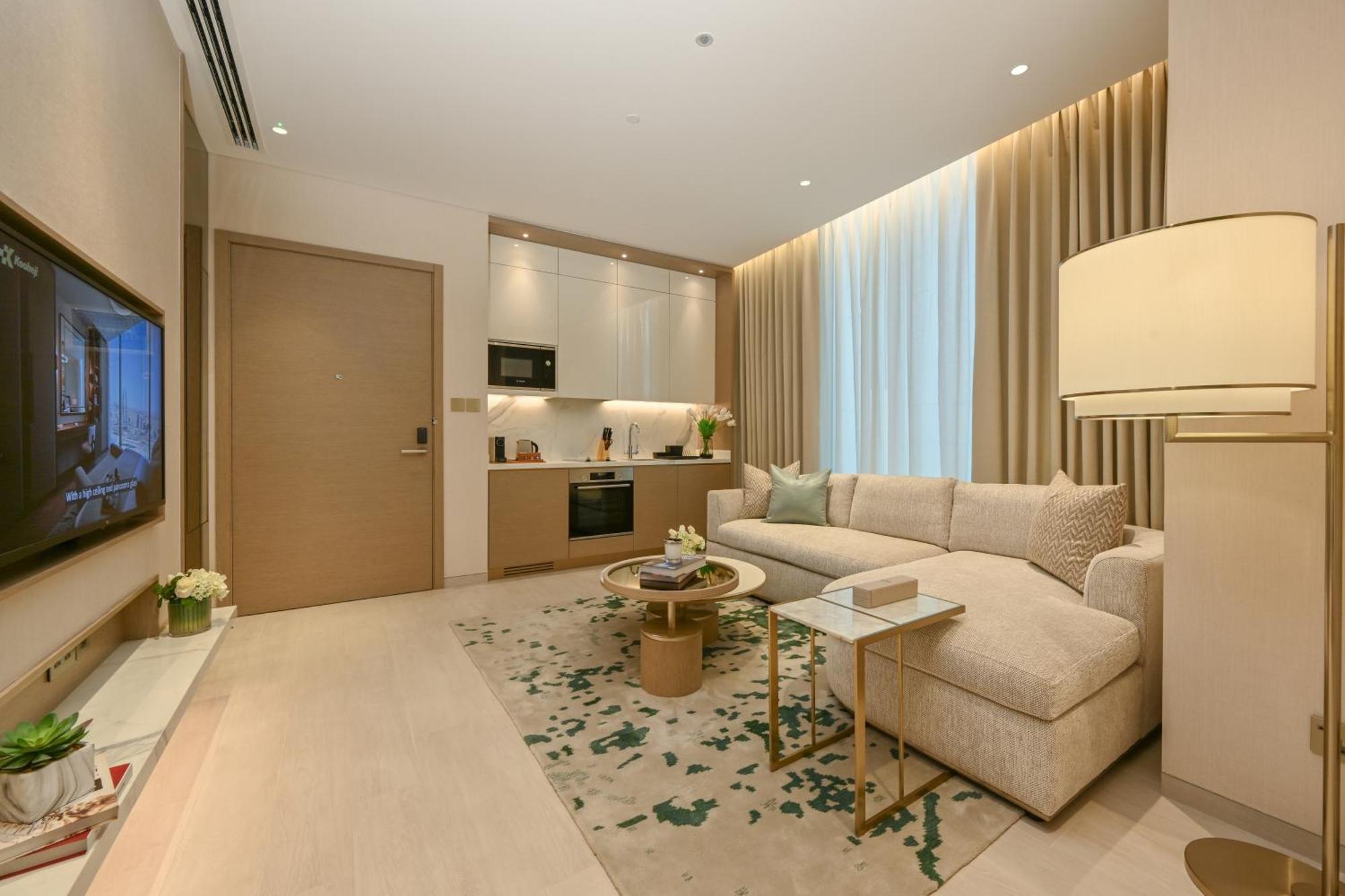 Onyx Rotana 호텔 마나마 외부 사진 A living room at the Ritz-Carlton, DIFC